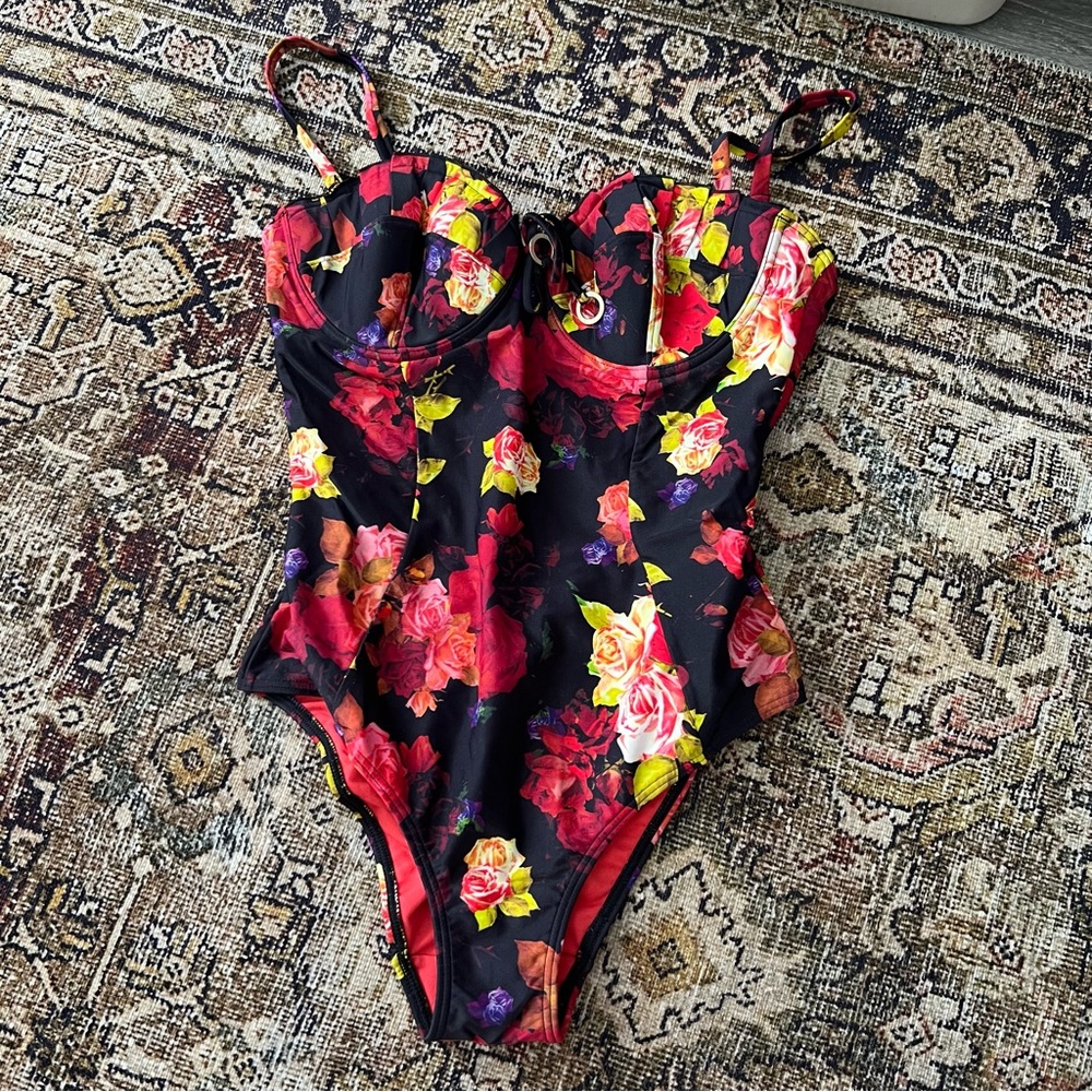 Ted baker 34 c/d floral swimsuit (read details)